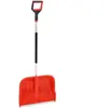 vidaXL Pelle à neige Rouge 136 cm Aluminium