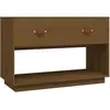 vidaXL Meuble TV Marron miel 90x40x60 cm Bois de pin massif