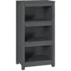 vidaXL Bibliothèque Gris 50x35x125,5 cm Bois de pin massif