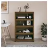 vidaXL Bibliothèque Marron miel 80x35x126 cm Bois de pin massif
