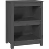 vidaXL Bibliothèque Gris 50x35x68 cm Bois de pin massif