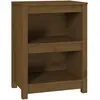 vidaXL Bibliothèque Marron miel 50x35x68 cm Bois de pin massif