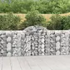 vidaXL Paniers à gabions arqués 30 pcs 200x50x100/120 cm fer galvanisé