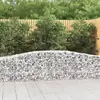 vidaXL Paniers à gabions arqués 8 pcs 400x50x60/80 cm Fer galvanisé