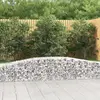 vidaXL Paniers à gabions arqués 7 pcs 400x50x40/60 cm Fer galvanisé