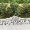 vidaXL Paniers à gabions arqués 7 pcs 200x50x40/60 cm fer galvanisé