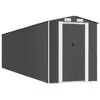 vidaXL Abri de jardin Anthracite 192x772x223 cm Acier galvanisé