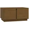 vidaXL Table basse Marron miel 80x50x40 cm Bois massif de pin