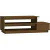 vidaXL Table basse Marron miel 120x50x40,5 cm Bois massif de pin