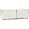 vidaXL Table basse Blanc 110x50x40 cm Bois massif de pin