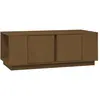 vidaXL Table basse Marron miel 110x50x40 cm Bois massif de pin