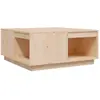 vidaXL Table basse 80x81x36,5 cm Bois massif de pin