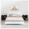 vidaXL Tables de chevet 2 pcs Noir 50x34x50 cm Bois de pin massif