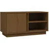 vidaXL Meuble TV Marron miel 80x35x40,5 cm Bois de pin massif
