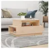 vidaXL Table basse 80x55x40,5 cm Bois massif de pin