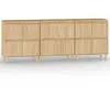 vidaXL Buffets 3 pcs chêne sonoma 60x35x70 cm bois d'ingénierie