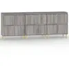 vidaXL Buffets 3 pcs sonoma gris 60x35x70 cm bois d'ingénierie