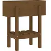 vidaXL Jardinière marron miel 62x30x69 cm bois massif de pin