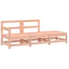 vidaXL Salon de jardin 3 pcs bois massif douglas