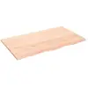 vidaXL Étagère murale 100x60x2 cm bois de chêne massif non traité