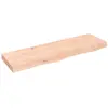 vidaXL Étagère murale 100x30x(2-6) cm bois de chêne massif non traité