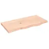 vidaXL Étagère murale 80x40x(2-4) cm bois de chêne massif non traité