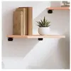 vidaXL Étagère murale 40x40x2 cm bois de chêne massif non traité
