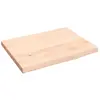 vidaXL Étagère murale 40x30x2 cm bois de chêne massif non traité