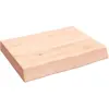 vidaXL Étagère murale 40x30x(2-6) cm bois de chêne massif non traité
