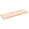 vidaXL Étagère murale 60x20x2 cm bois de chêne massif non traité