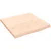 vidaXL Étagère murale 60x60x(2-4) cm bois de chêne massif non traité