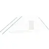 vidaXL Serre avec cadre en acier blanc 12 m² 6x2x2,85 m