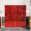 vidaXL Rideau de porte rouge 300 mmx2,6 mm 10 m PVC