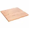 vidaXL Étagère murale marron clair bois chêne massif traité