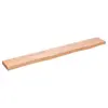 vidaXL Étagère murale marron clair 80x10x2 cm bois chêne massif traité