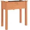 vidaXL Jardinière avec doublure marron 71x37x76cm bois massif de sapin