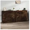 vidaXL Buffets 2 pcs chêne fumé bois d'ingénierie