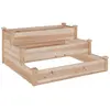 vidaXL Lit surélevé de jardin 120x120x56 cm bois massif de sapin