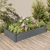 vidaXL Lit surélevé de jardin doublure 120x60x25 cm bois massif sapin