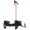 vidaXL Remorque de vélo noir tissu oxford et fer