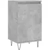 vidaXL Buffet gris béton 40x35x70 cm bois d'ingénierie