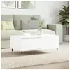 vidaXL Table basse Blanc 90x50x36,5 cm Bois d'ingénierie