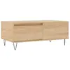vidaXL Table basse Chêne sonoma 90x50x36,5 cm Bois d'ingénierie