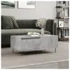 vidaXL Table basse Gris béton 90x50x36,5 cm Bois d'ingénierie