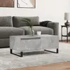vidaXL Table basse Gris béton 90x50x36,5 cm Bois d'ingénierie