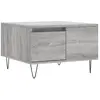 vidaXL Table basse sonoma gris 55x55x36,5 cm bois d'ingénierie