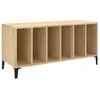 vidaXL Armoire à disques chêne sonoma 100x38x48 cm bois d'ingénierie