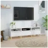 vidaXL Meuble TV blanc 150x30x44,5 cm bois d'ingénierie
