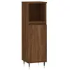 vidaXL Armoire de bain chêne marron 30x30x100 cm bois d'ingénierie