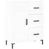 vidaXL Buffet blanc 69,5x34x90 cm bois d'ingénierie